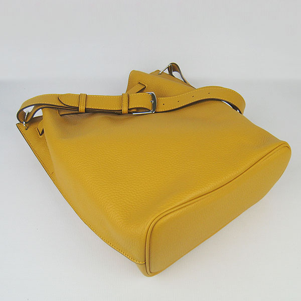 Replica Hermes Jypsiere 34 Togo Leather Messenger Bag Yellow H2804 - 1:1 Copy